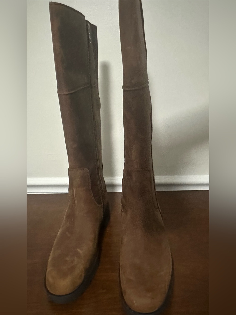 Women's Brown Suede Knee-High Timberland boots